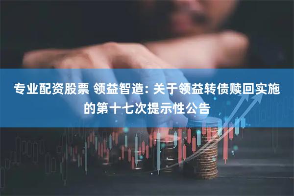 专业配资股票 领益智造: 关于领益转债赎回实施的第十七次提示性公告
