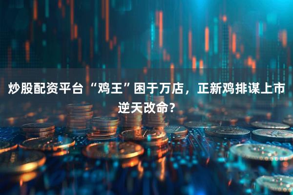 炒股配资平台 “鸡王”困于万店，正新鸡排谋上市逆天改命？